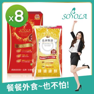 S美人窈窕管理 【SOSOLA】超燃素+抑阻速窈精華8組